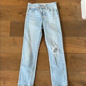 Levi's Womens Wedge Straight Leg Jeans Size 2